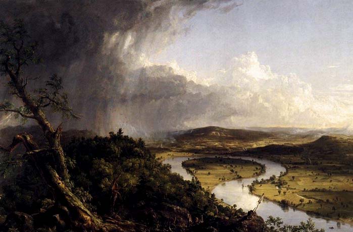 View from Mount Holyoke, Northamptom, Massachusetts, after a Thunderstorm